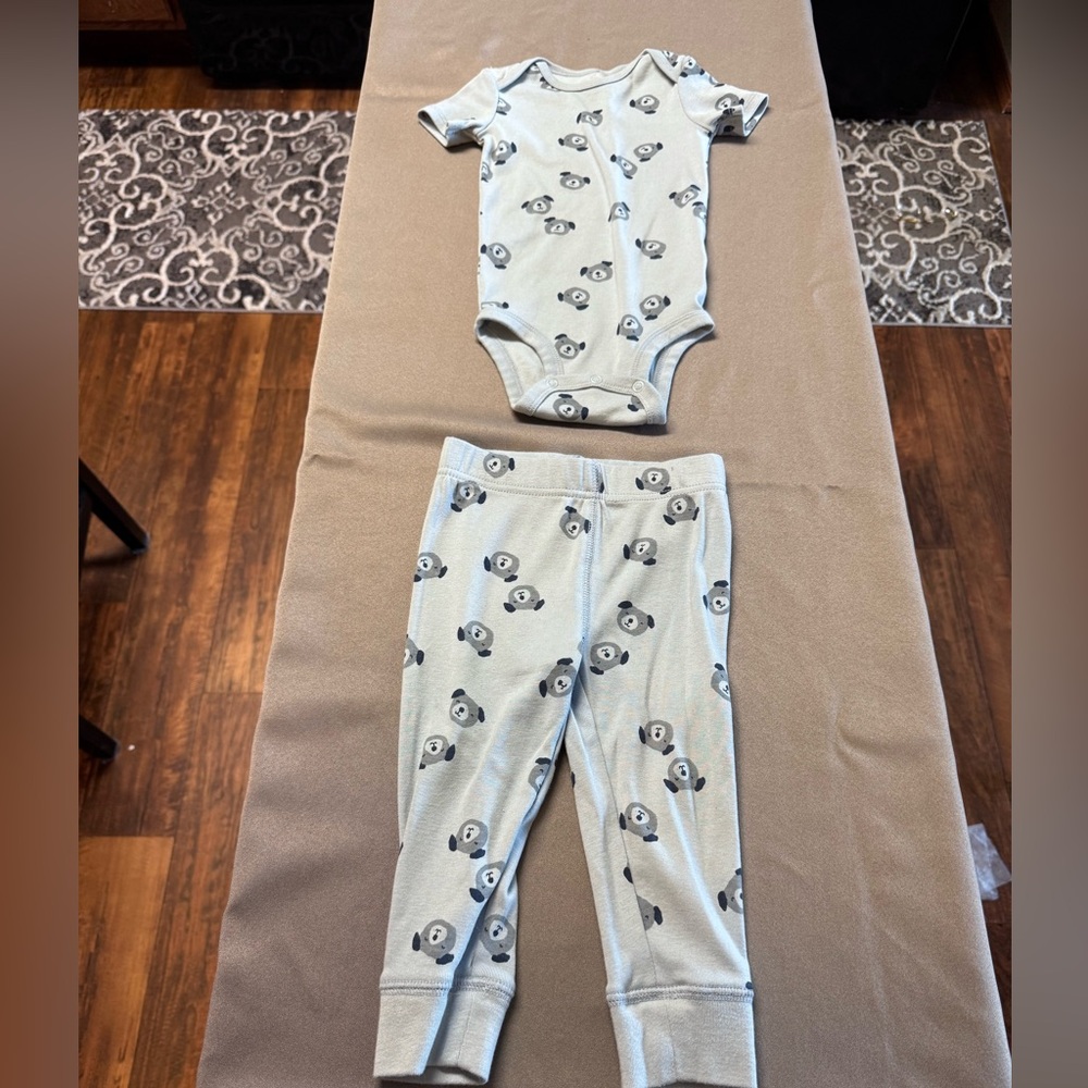 Carter's Light Blue Baby Outfit